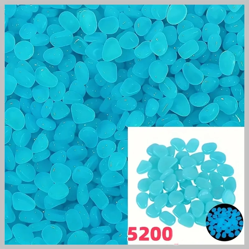 5200 db világító dekorkavics UV kék JQ1412517-4 