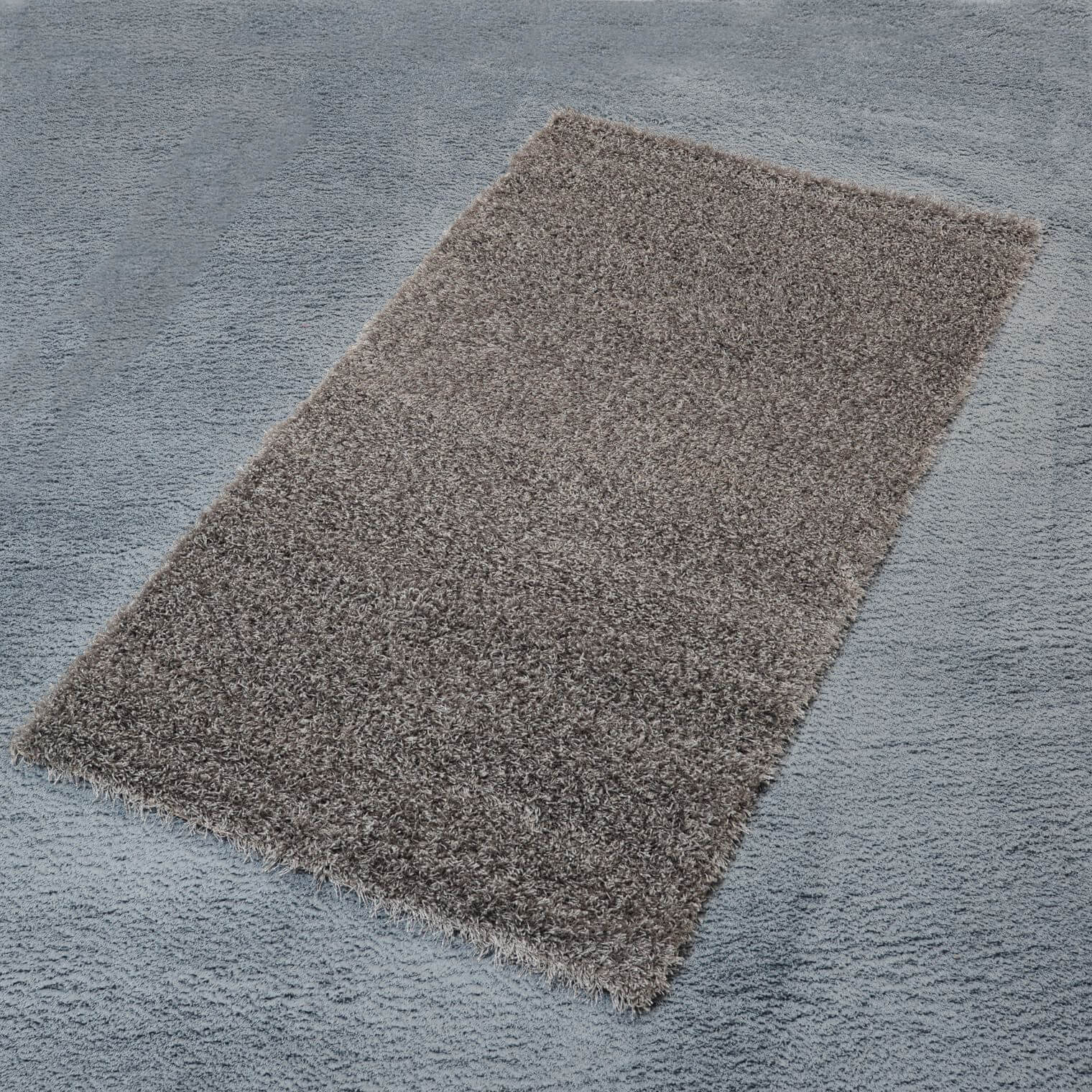 Puffy egyszínű szőnyeg 160x220 cm - szürke