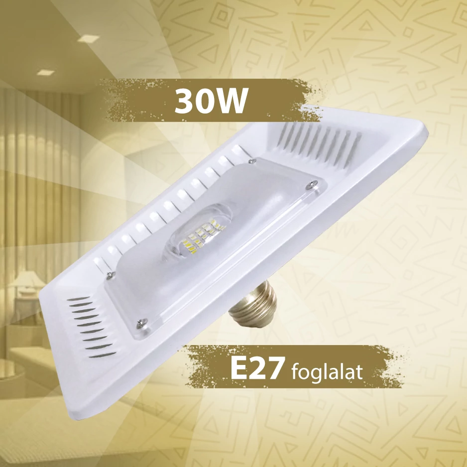 Alumínium led lámpa 30W